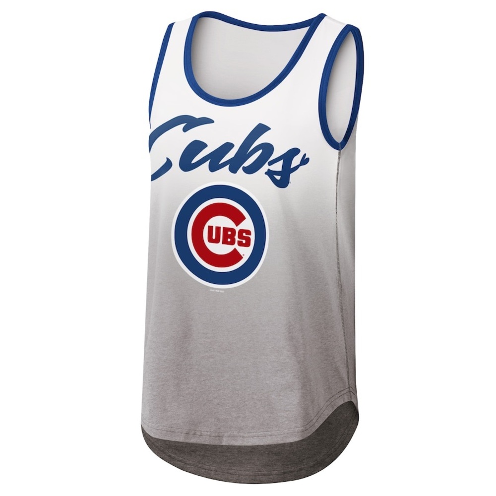 Women's Chicago Cubs XL 4Her by Carl Banks White Logo Opening Day Tank Top